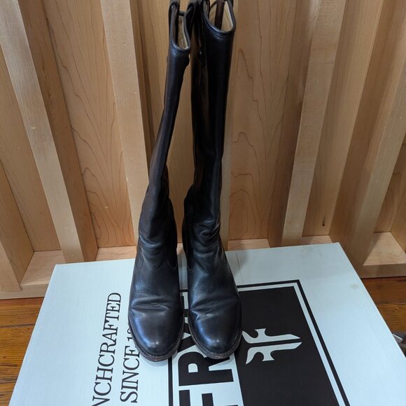 Frye Jackie Button Black Boots - Picture 4 of 4
